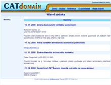 Tablet Screenshot of cat.cz